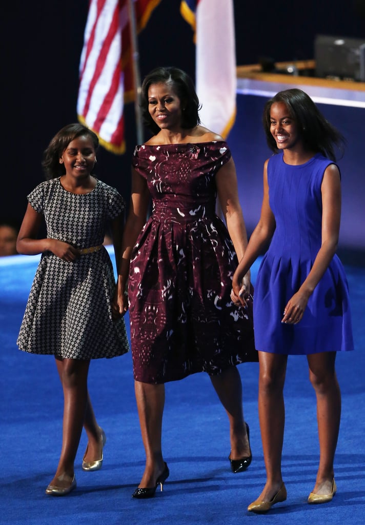 In 2012, we saw how much the girls had grown since the 2009 DNC.
