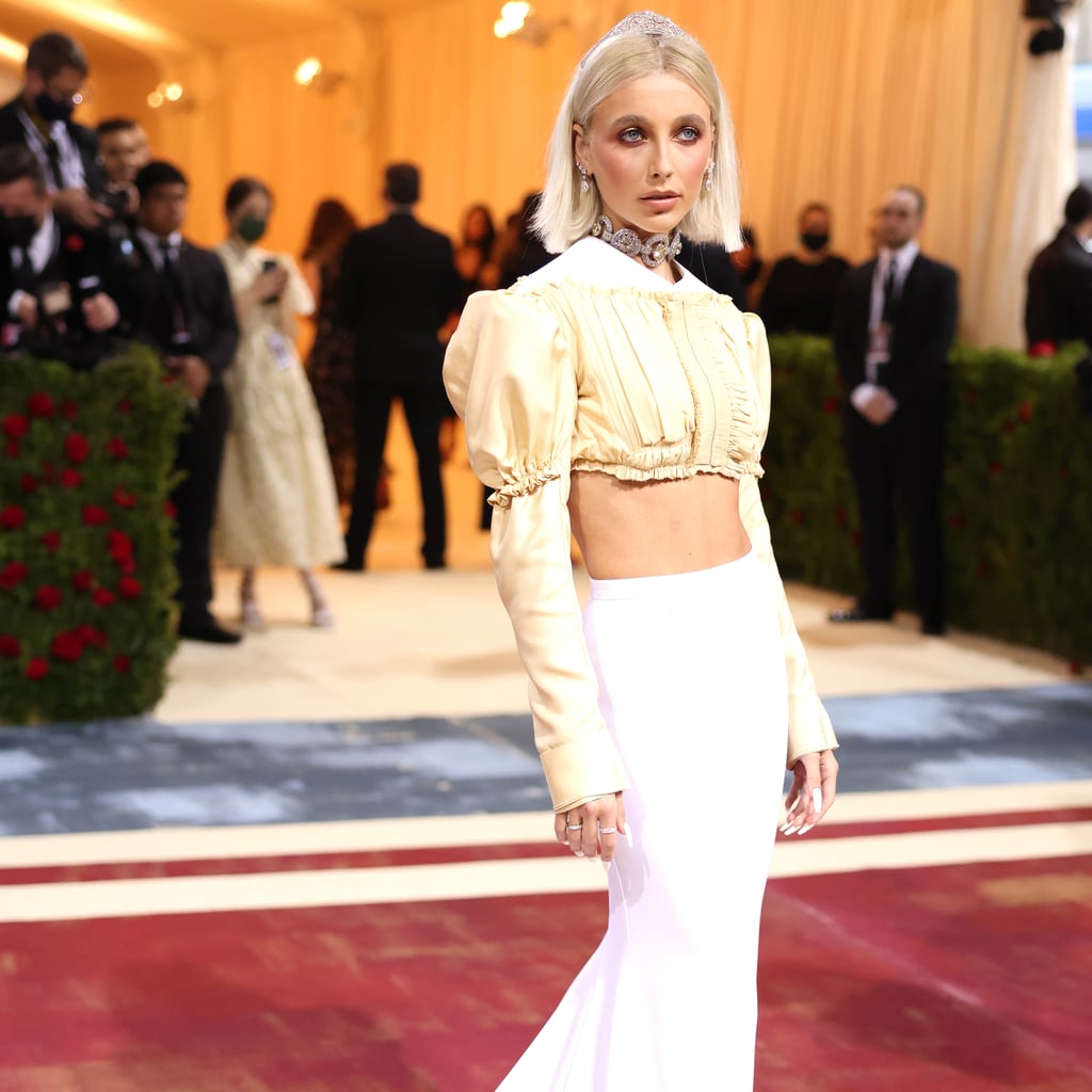 Emma Chamberlain Debuts Platinum Blonde Hair at 2022 Met Gala