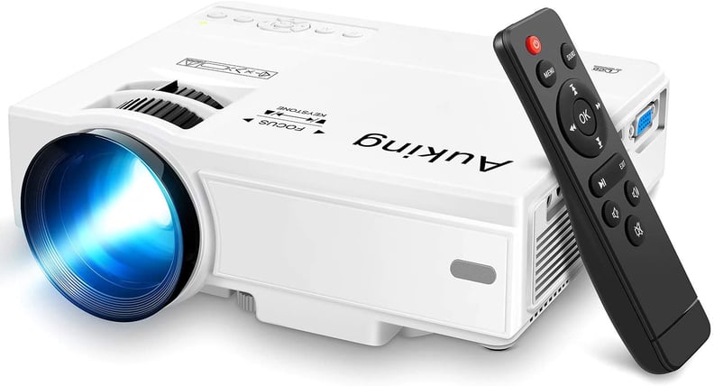 Best Outdoor Projector: AuKing Portable Mini Projector