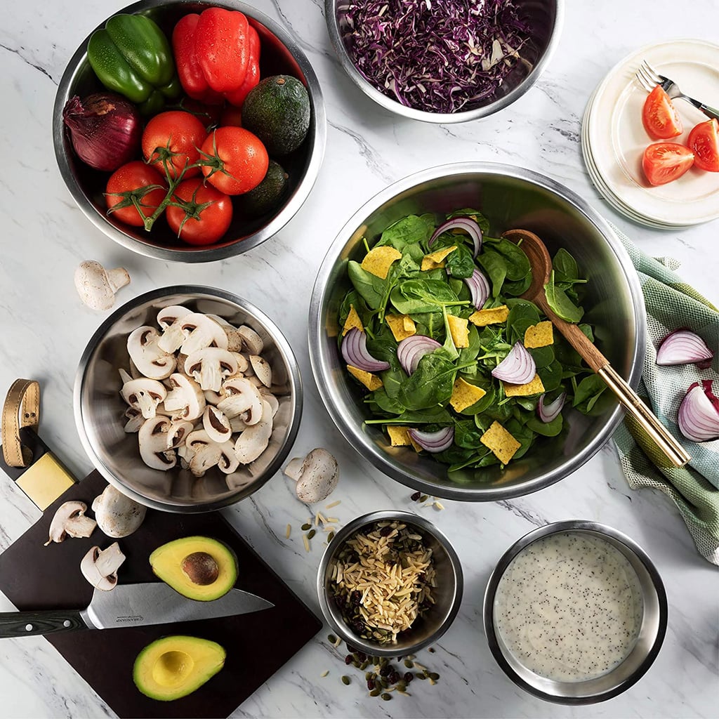 Stainless Steel Mixing Bowls (Set of 6) Best Kitchen Products From Amazon's MostLoved Section