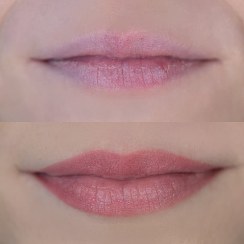 Before and 30 Days After Lip Blushing