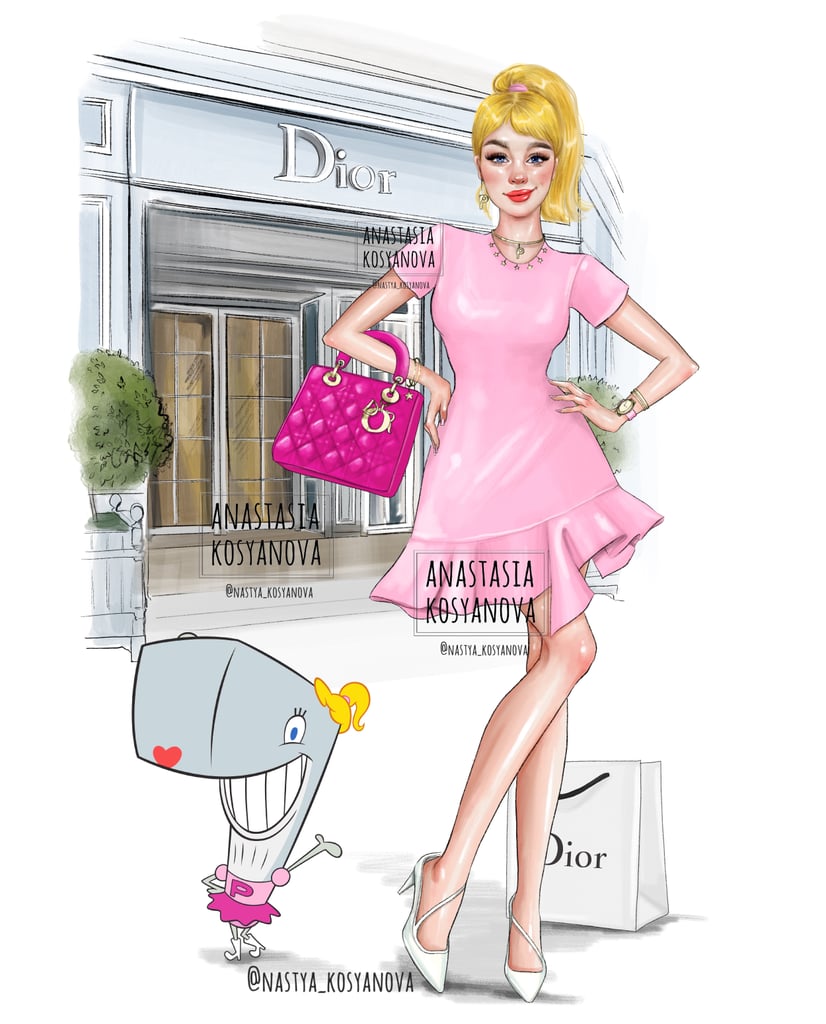 Pearl Krabs as a Dior Fashionista