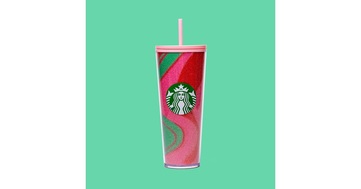 glitter pink starbucks cup