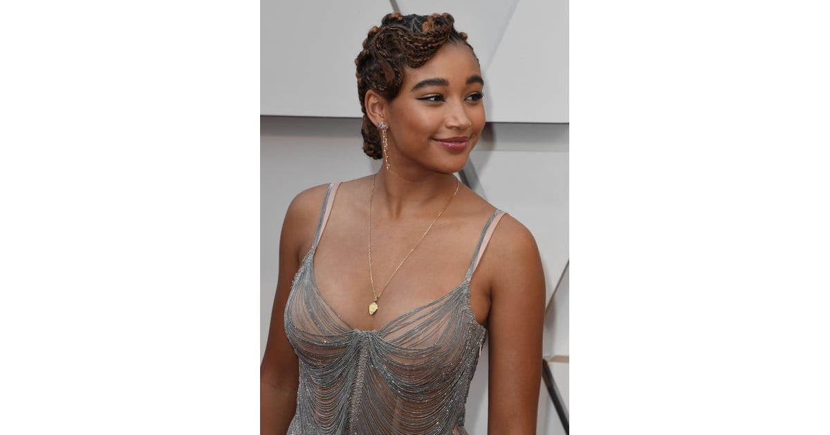 Makeup, Beauty, Hair & Skin | You Won't Be Able to Look Away From Amandla  Stenberg's Finger Wave Braids at the Oscars | POPSUGAR Beauty Photo 3