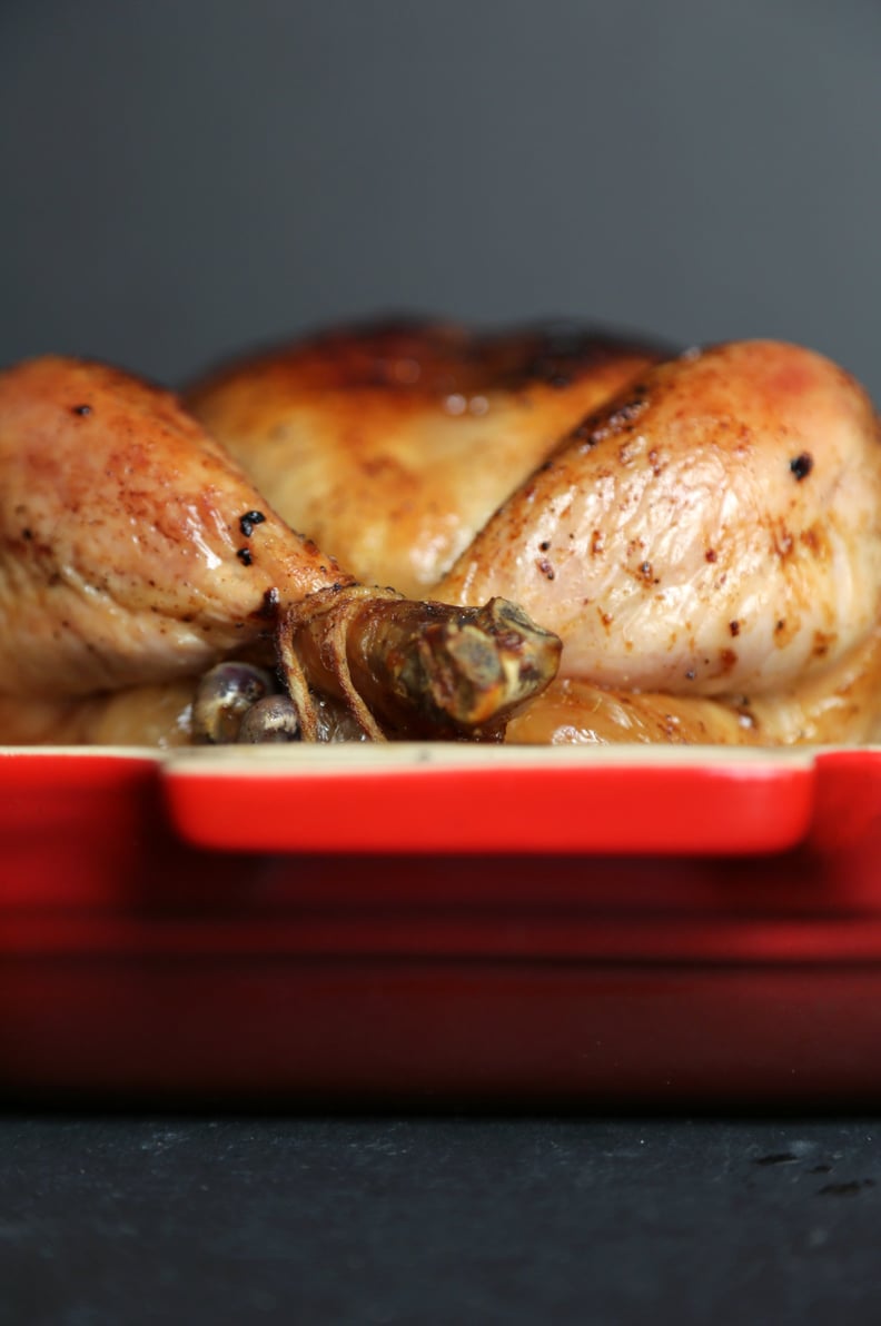 Roast Chicken With Brandy-Vanilla Butter