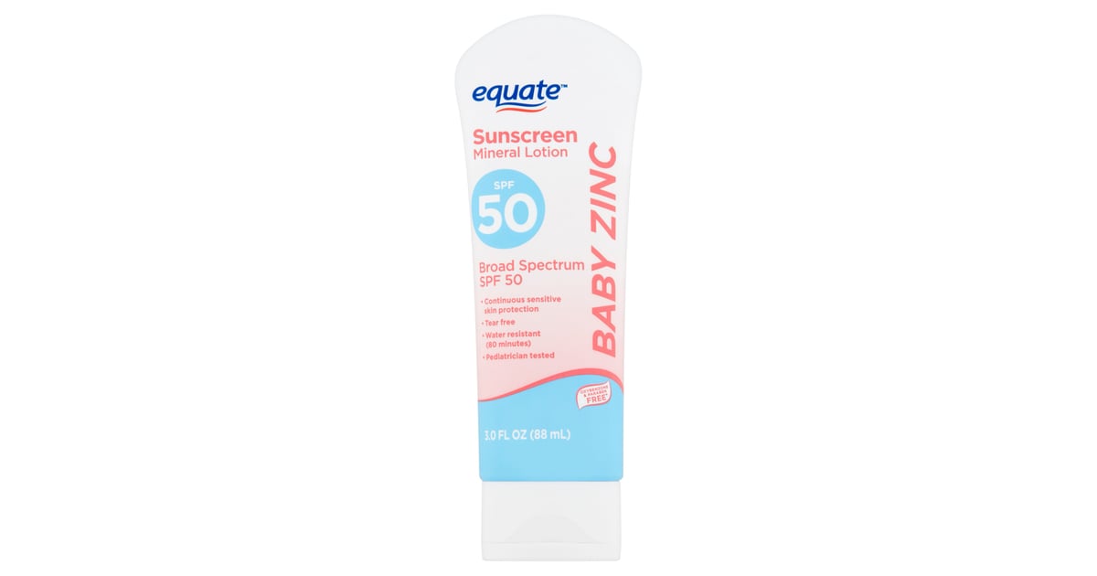 Equate Baby Zinc Sunscreen Mineral Lotion, SPF 50 The Best and Safest