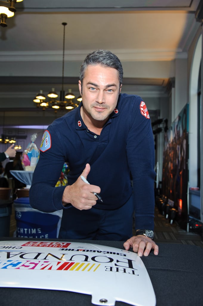 Taylor Kinney at the Chicago Fire Premiere November 2015