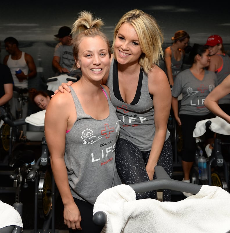 Ali Fedotowsky and Kaley Cuoco