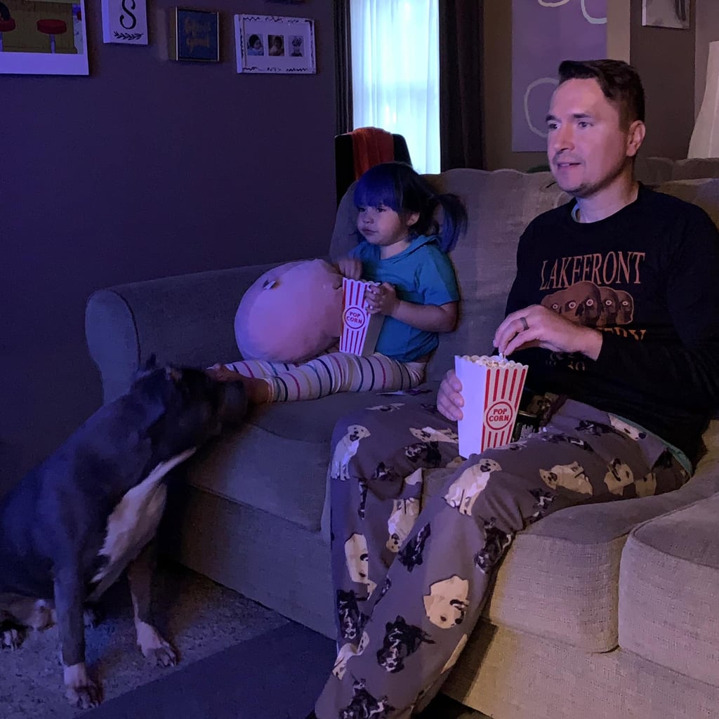 See How This Mom Turned Her Living Room Into A Movie Theater