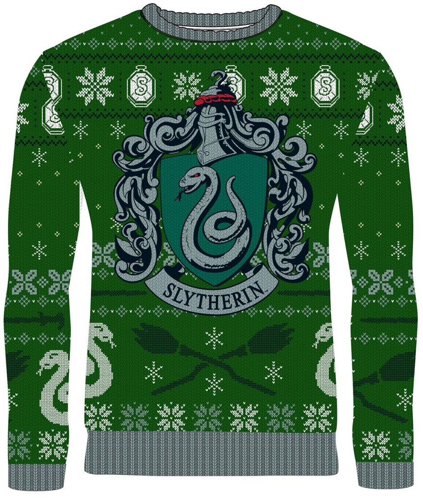 Harry Potter: Slytherin Sleigh Bells Knitted Christmas Sweater