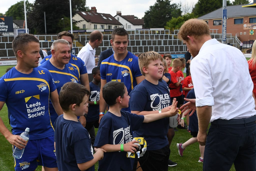 Prince Harry Visiting Leeds July 2017