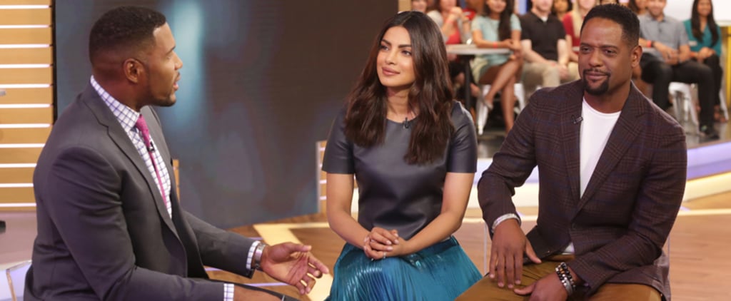 Priyanka Chopra Metallic Dress on Good Morning America 2016