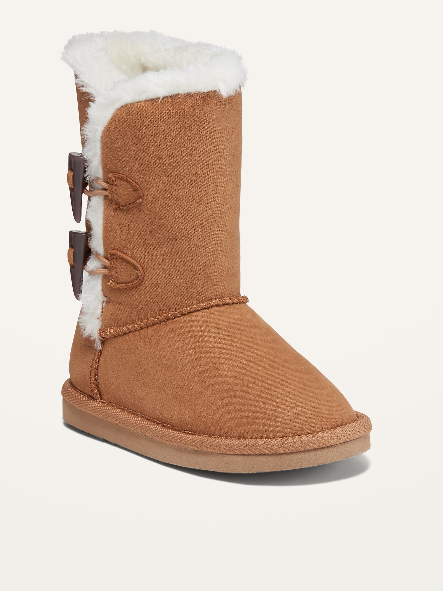 Faux-Fur-Lined Boots for Toddler Girls 