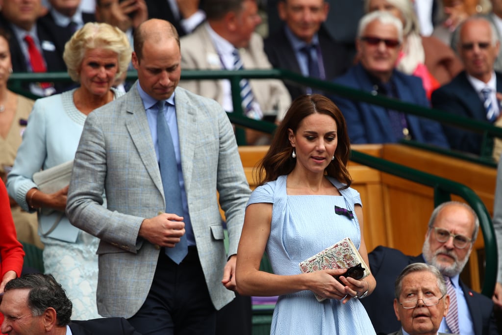 Kate Middleton Blue Dress at Wimbledon 2019 | POPSUGAR Fashion