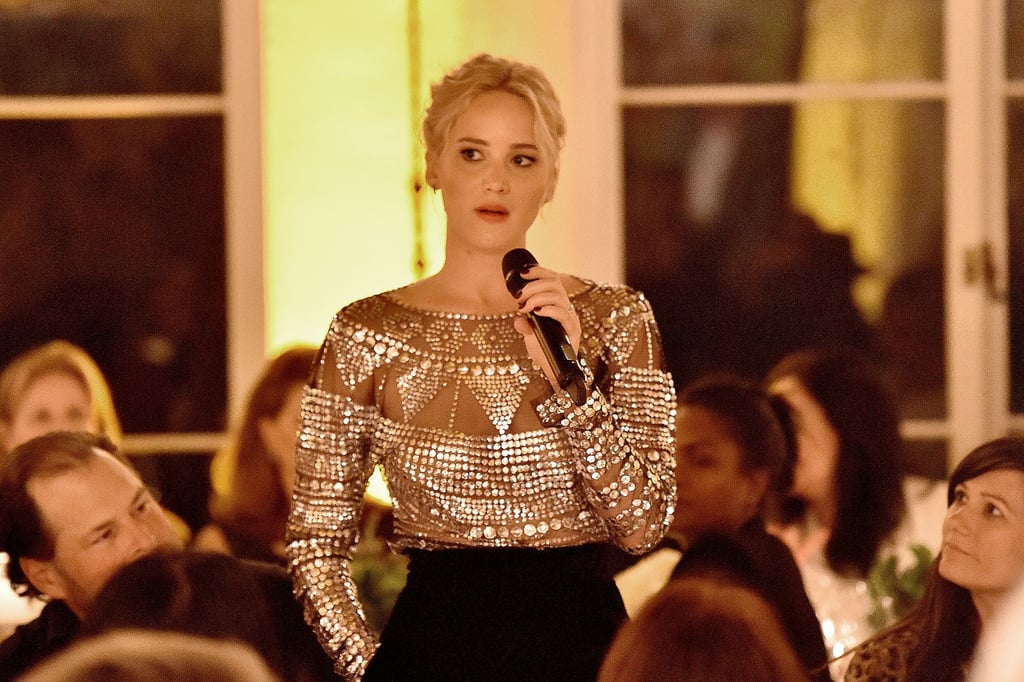 Jennifer Lawrence Dinner For Equality Pictures February 2016