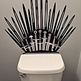 Iron Throne Toilet Decal Sticker Why Yes I Would Love To Turn My Toilet Into An Iron Throne Sorry Tywin Lannister Popsugar Home Photo 4