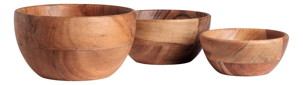 3-Pack Wooden Bowls ($18)