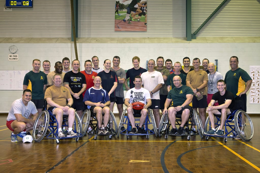 Prince Harry Wheelchair Football in Australia