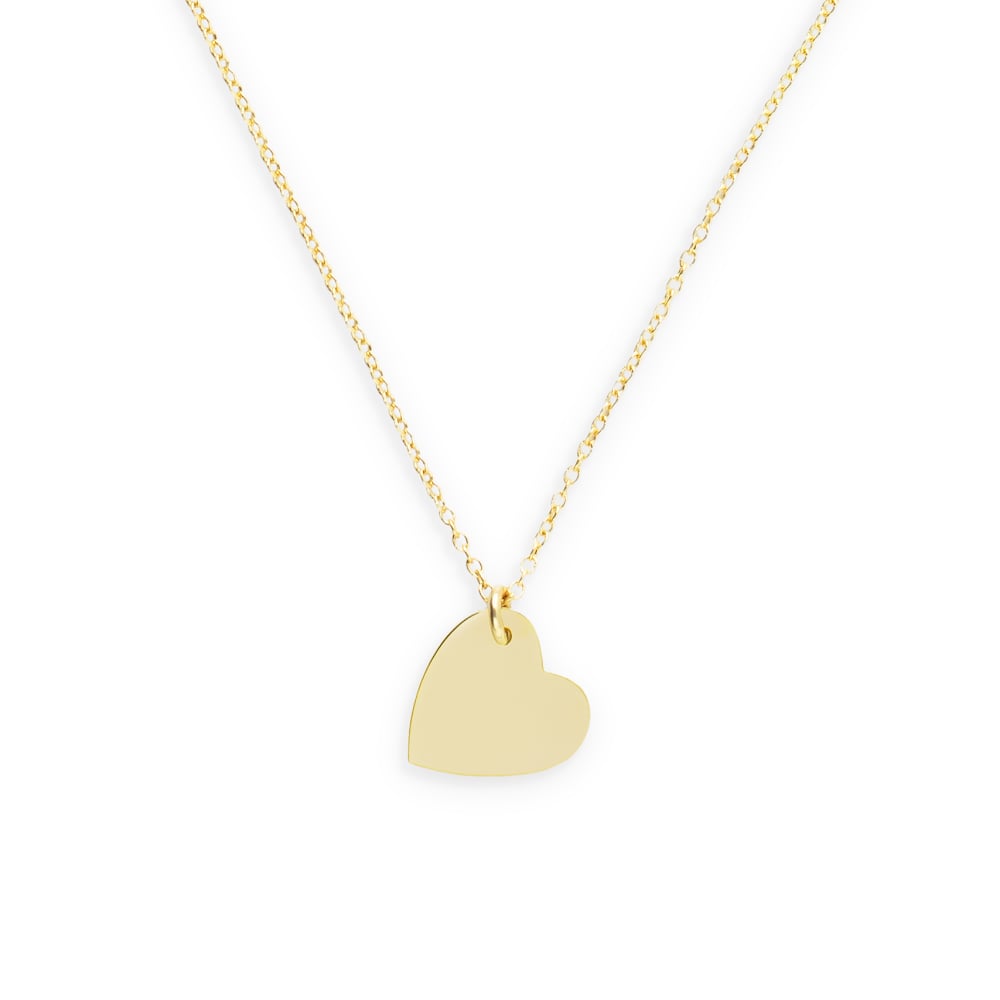 Becket + Quill Floating Heart Necklace