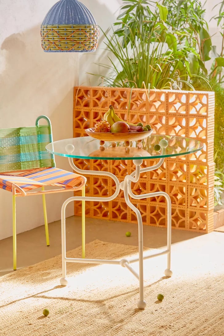 A Glass Table Laney Indoor/Outdoor Bistro Table Best Outdoor