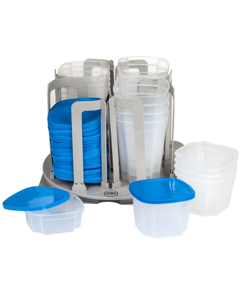 Trademark Global Chef Buddy Swirl Around 49 Pc. Food Storage Organizer