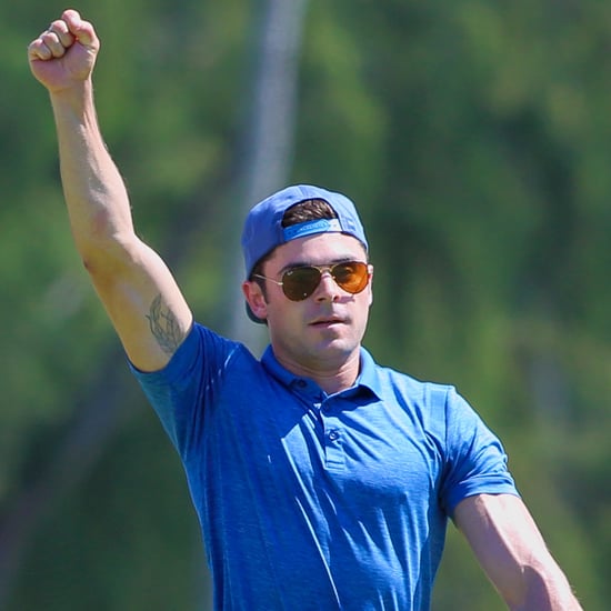 Zac Efron Golfing in Hawaii June 2015