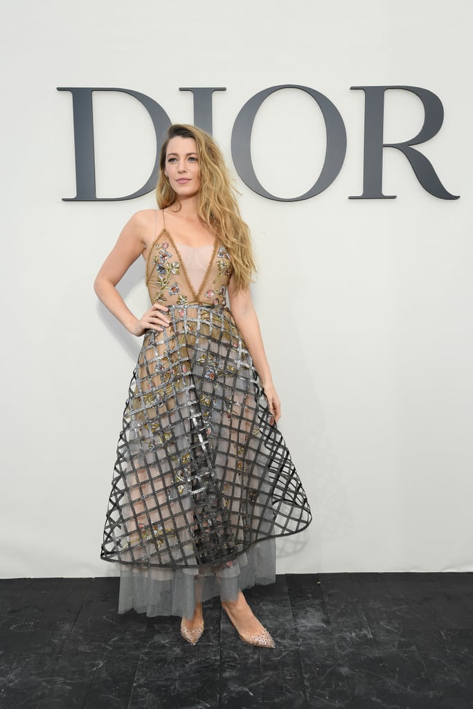 Blake Lively's Dior Dress at Paris Fashion Week 2018