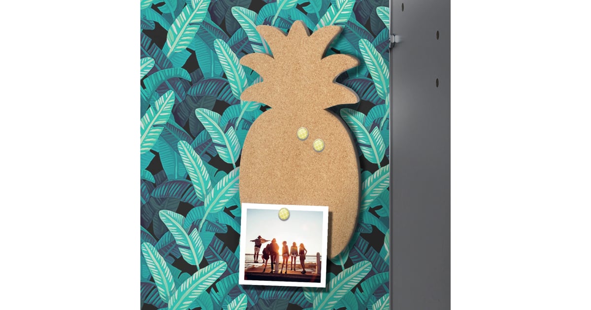 Pineapple Locker Bulletin Board with Pins Cute Locker Decor