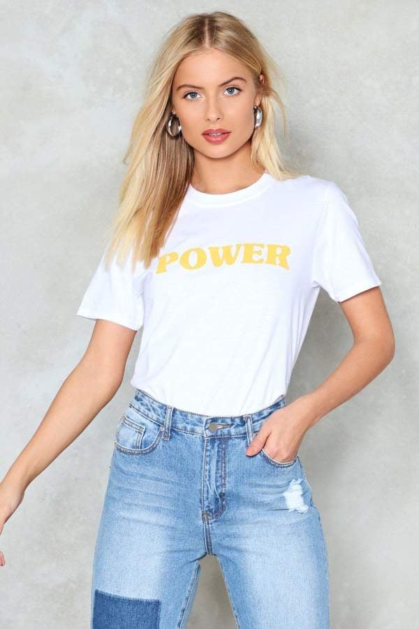 Nasty Gal Power to the Babes Tee