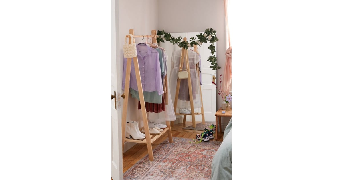Wooden Clothing Rack Best Cheap Apartment Furniture POPSUGAR Home