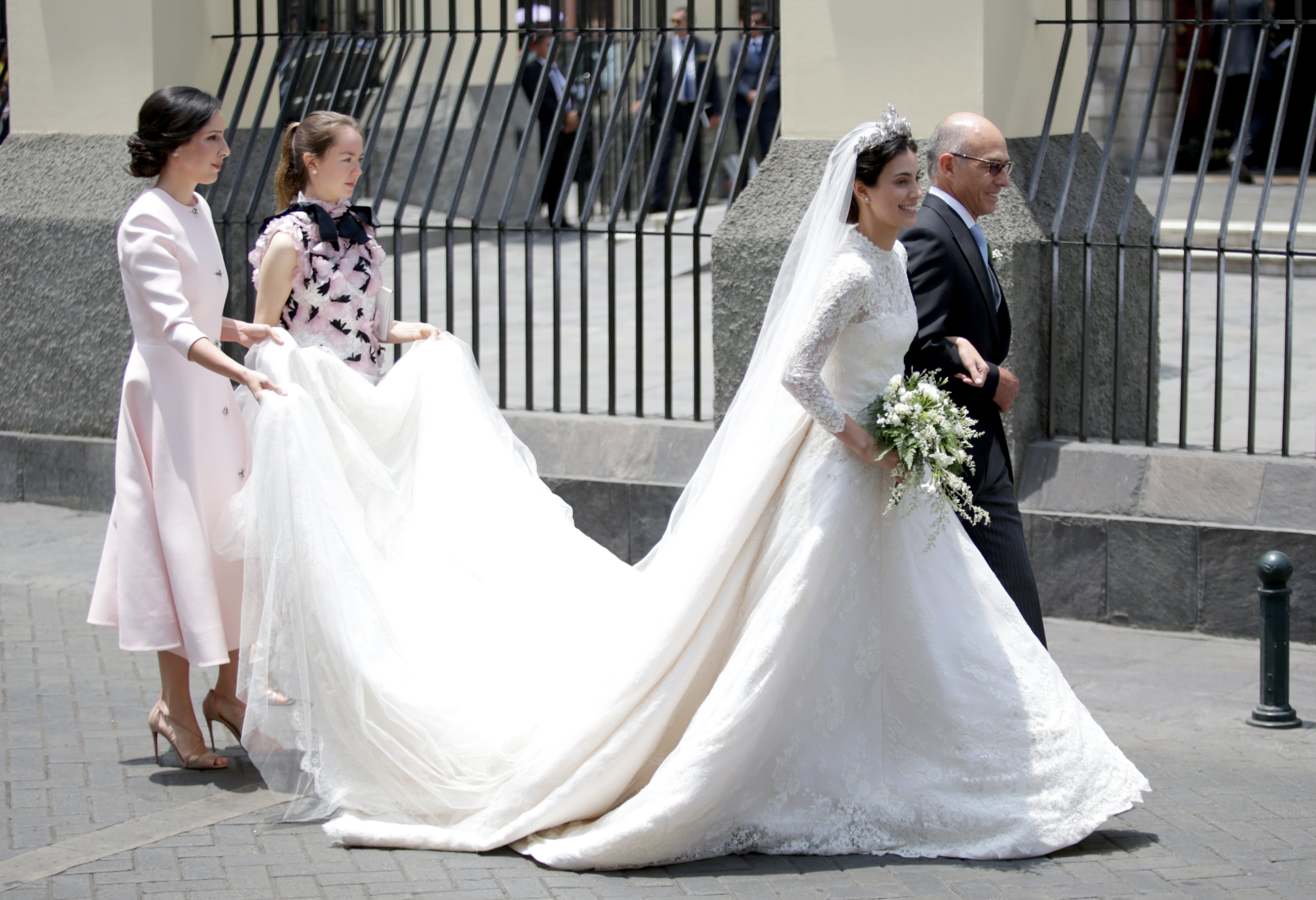 Alessandra de Osma s Wedding Dress POPSUGAR Fashion