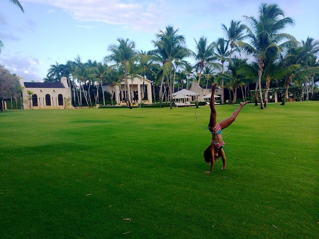 Showing off her moves — and a cute two-piece!
Source: Tumblr user Beyoncé Knowles