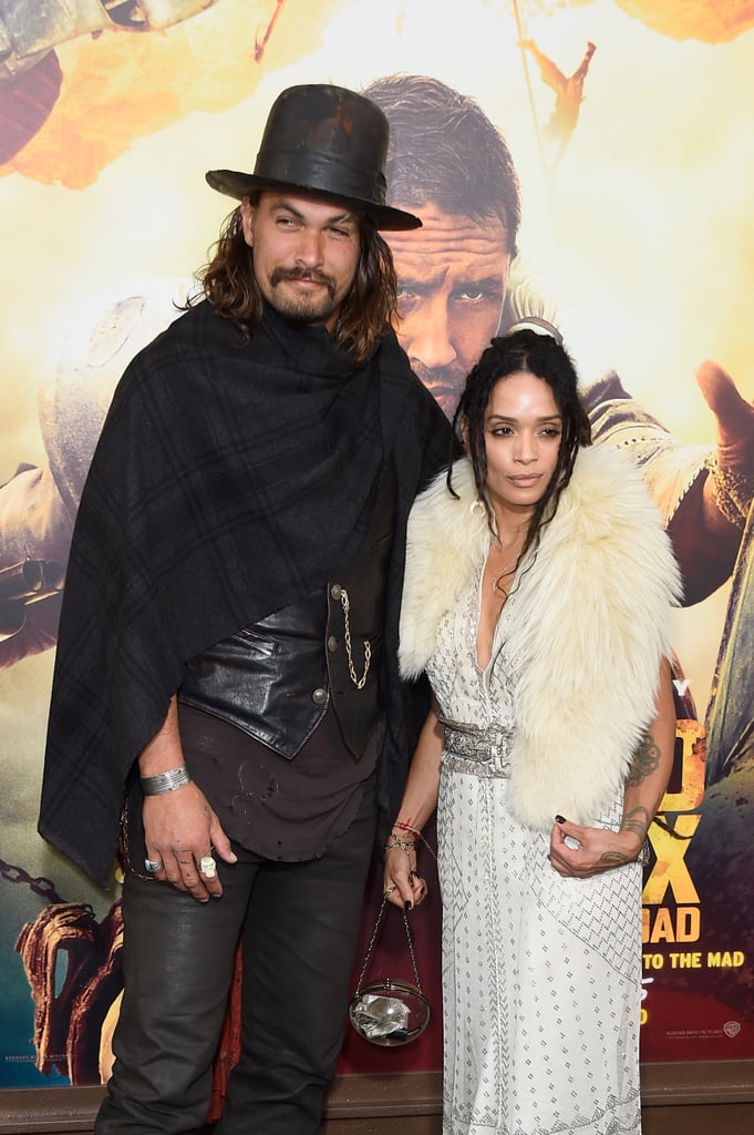 Lisa Bonet and Jason Momoa at the Mad Max Premiere