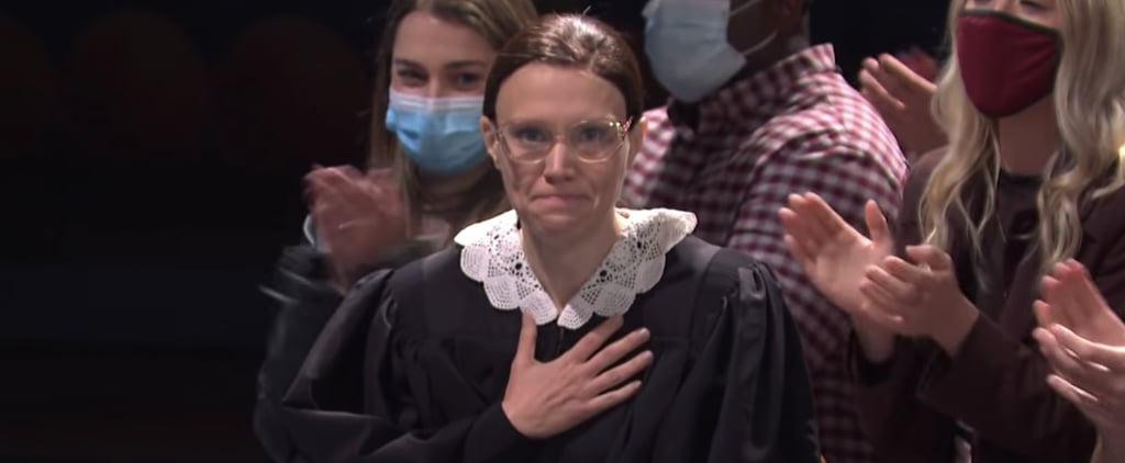 Kate McKinnon Pays Tribute to Ruth Bader Ginsburg on SNL