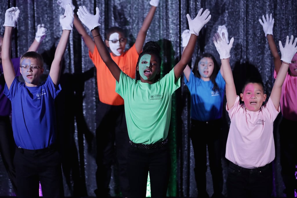 Michelle Obama With Kids at White House Talent Show 2016