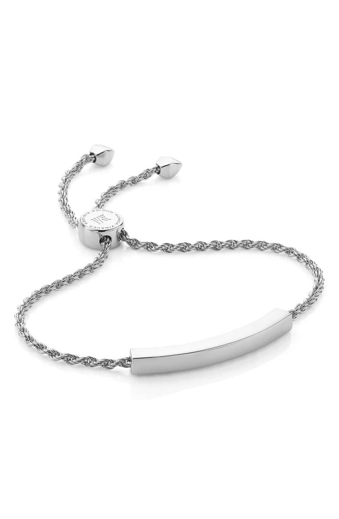 Monica Vinader Engravable Linear Friendship Chain Bracelet