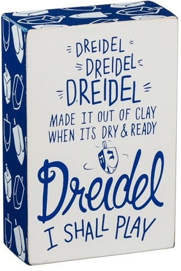 'Dreidel' Box Sign
