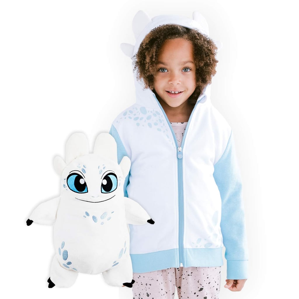 CubCoats Light Fury Dragon 2-in-1 Transforming Hoodie & Soft Plushie