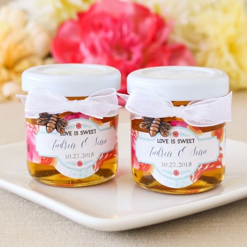 "Meant to Bee" Mini Personalized Honey Jars