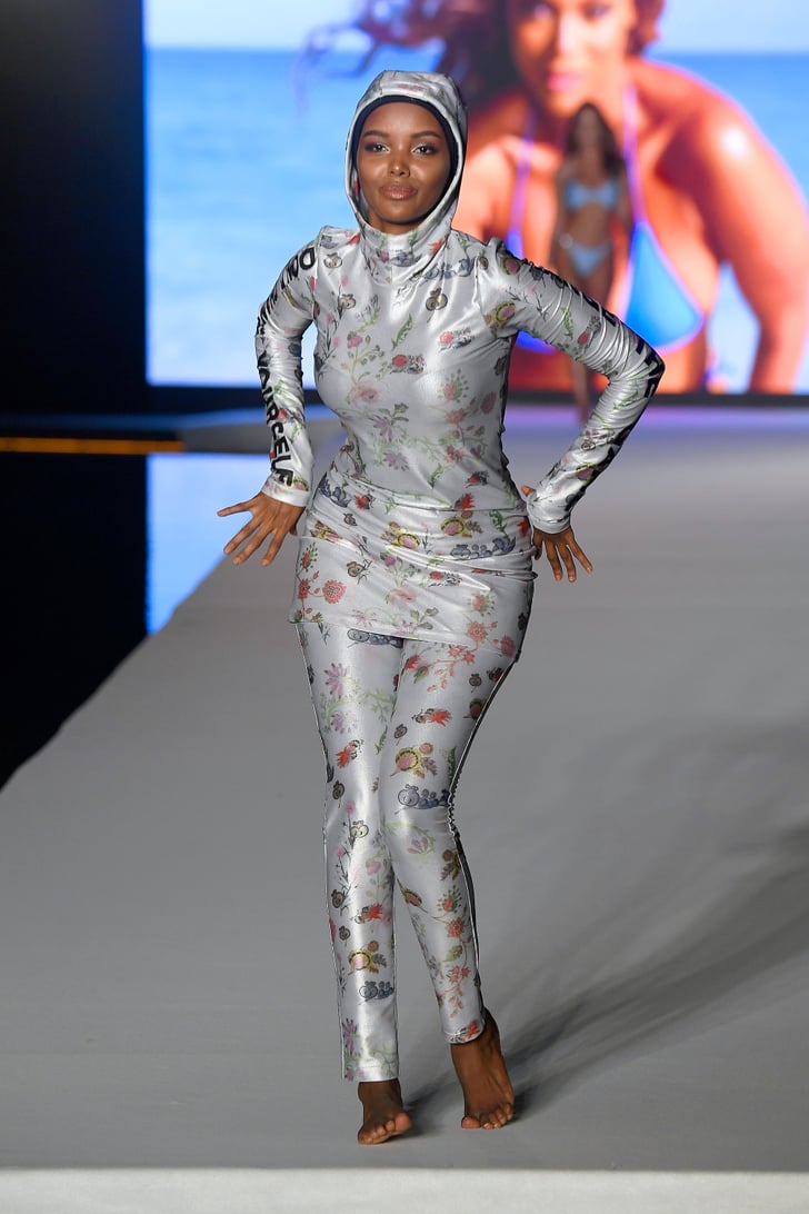 Halima Aden Wears Burkini at Sports Illustrated Runway Show