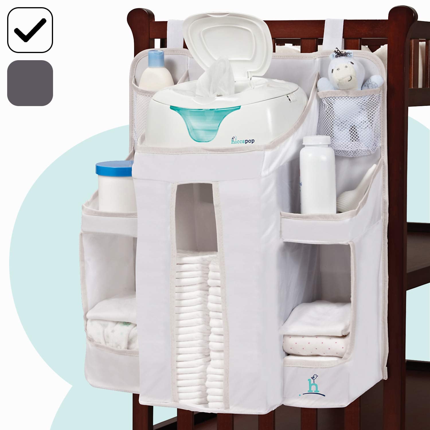 hiccapop Nursery Organiser and Baby 