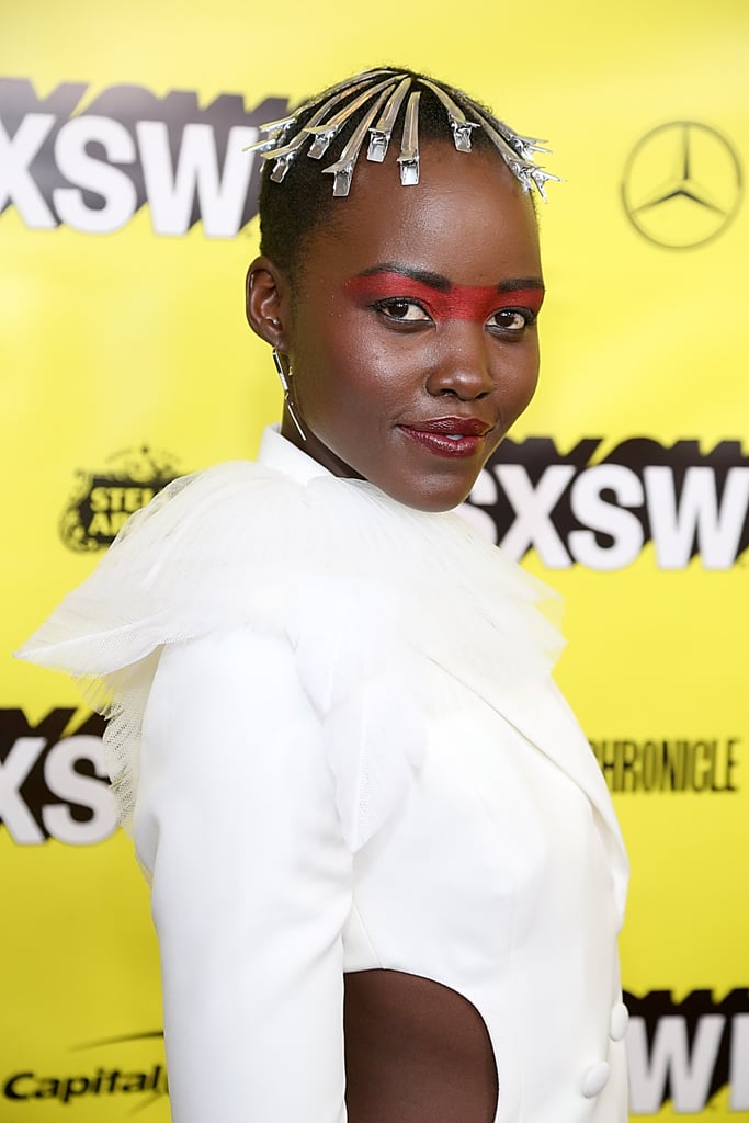 Lupita Nyong'o Hair at Us SXSW Premiere