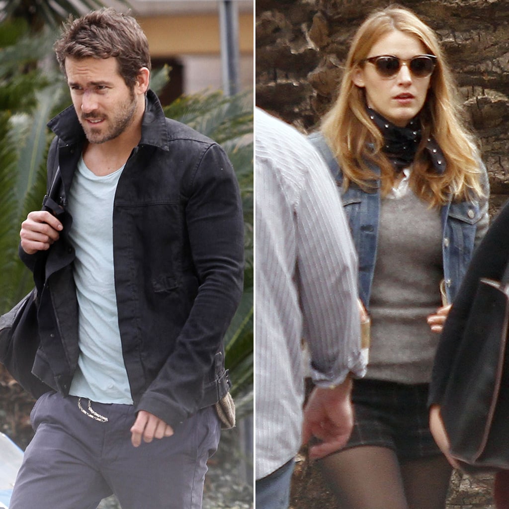 Blake Lively Visits Ryan Reynolds on Set in New Orleans