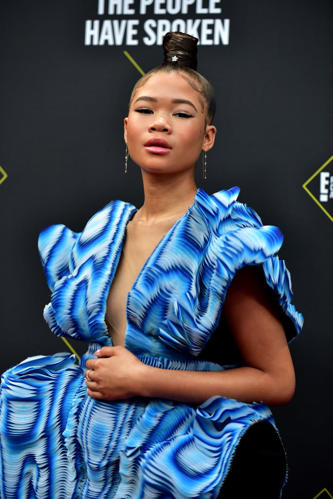 Storm Reid's Top Knot at the People’s Choice Awards 2019
