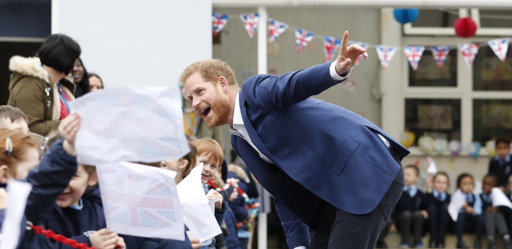 Prince Harry at St. Vincent's Catholic Primary School 2019