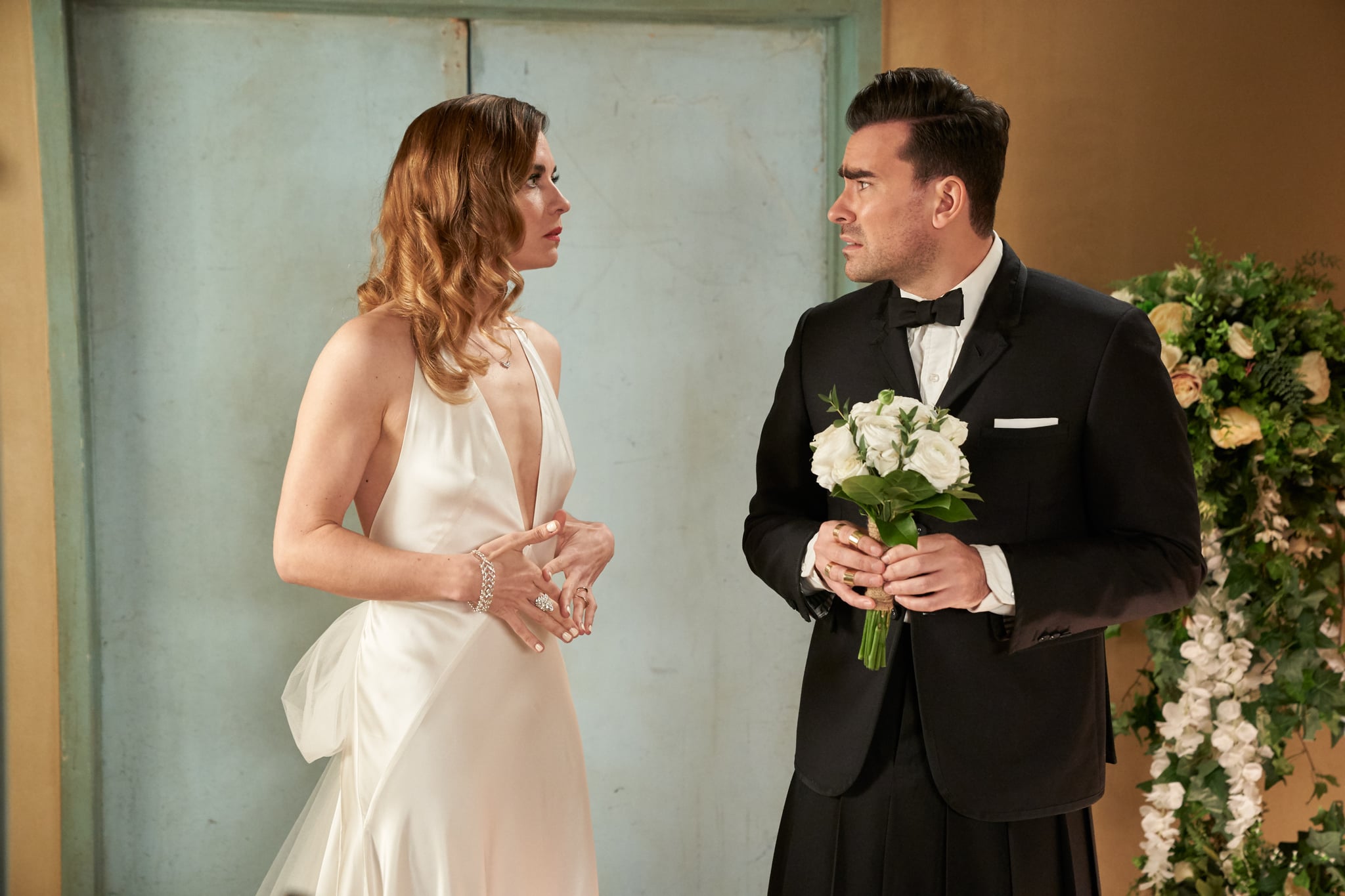 Schitt S Creek Every Outfit At David And Patrick S Wedding Popsugar Fashion Found in tsr category 'sims 4 female clothing sets'. every outfit at david and patrick s