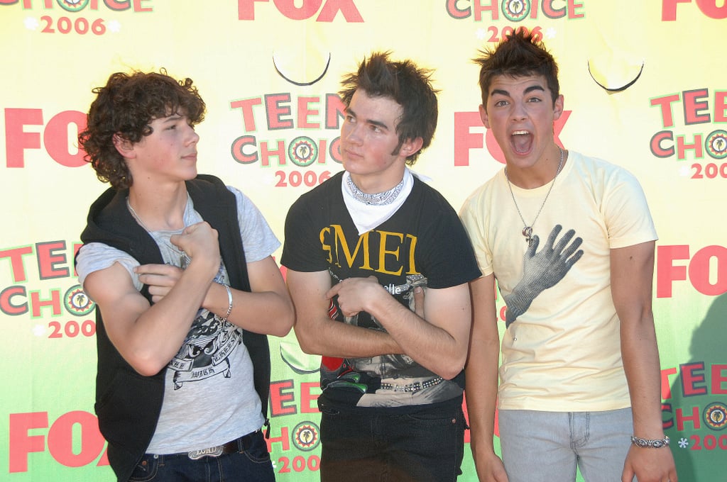 The Jonas Brothers at the Teen Choice Awards in 2006