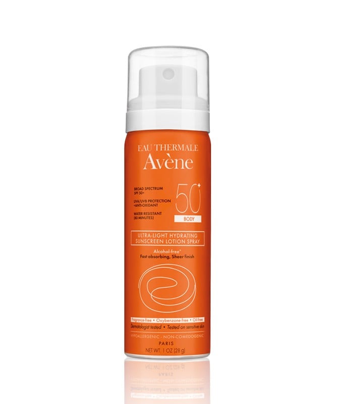 Avène Ultra-Light Hydrating Sunscreen Lotion Travel Spray, Body SPF 50+