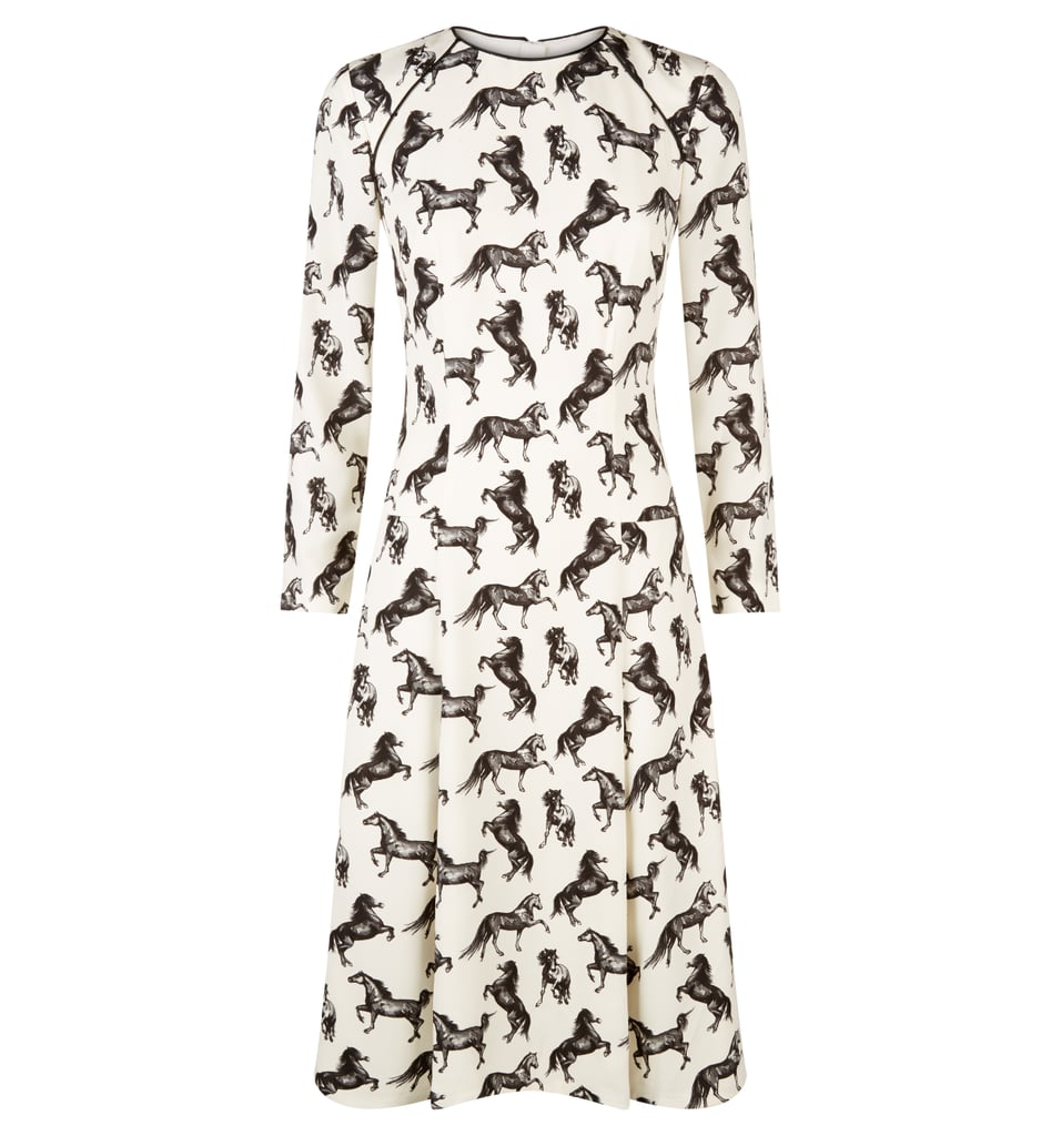 Hobbs Painted Horses Dress (355) Hobbs London Palace Collection Fall