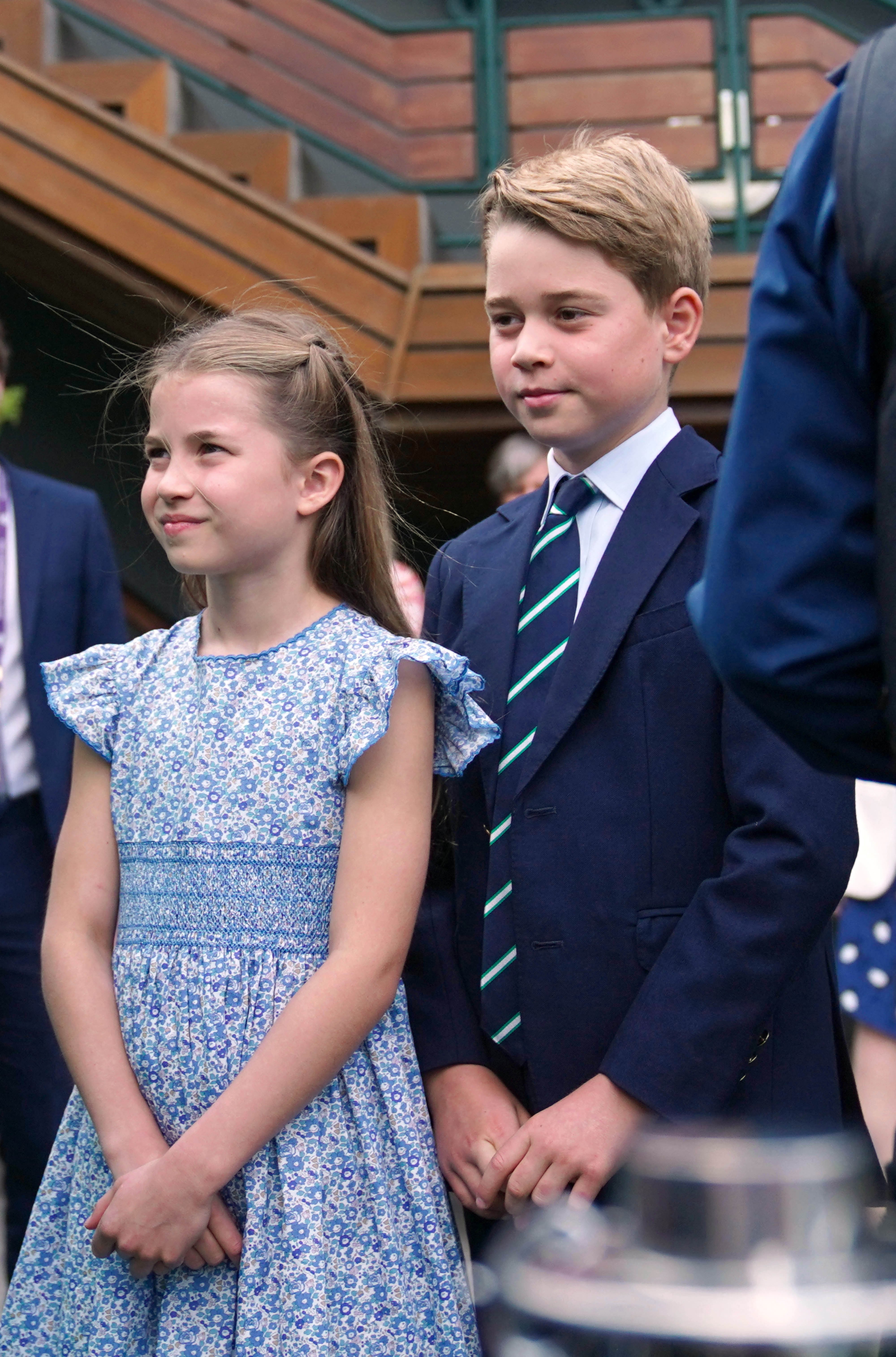 Prince George, Princess Charlotte join parents at Wimbledon men's